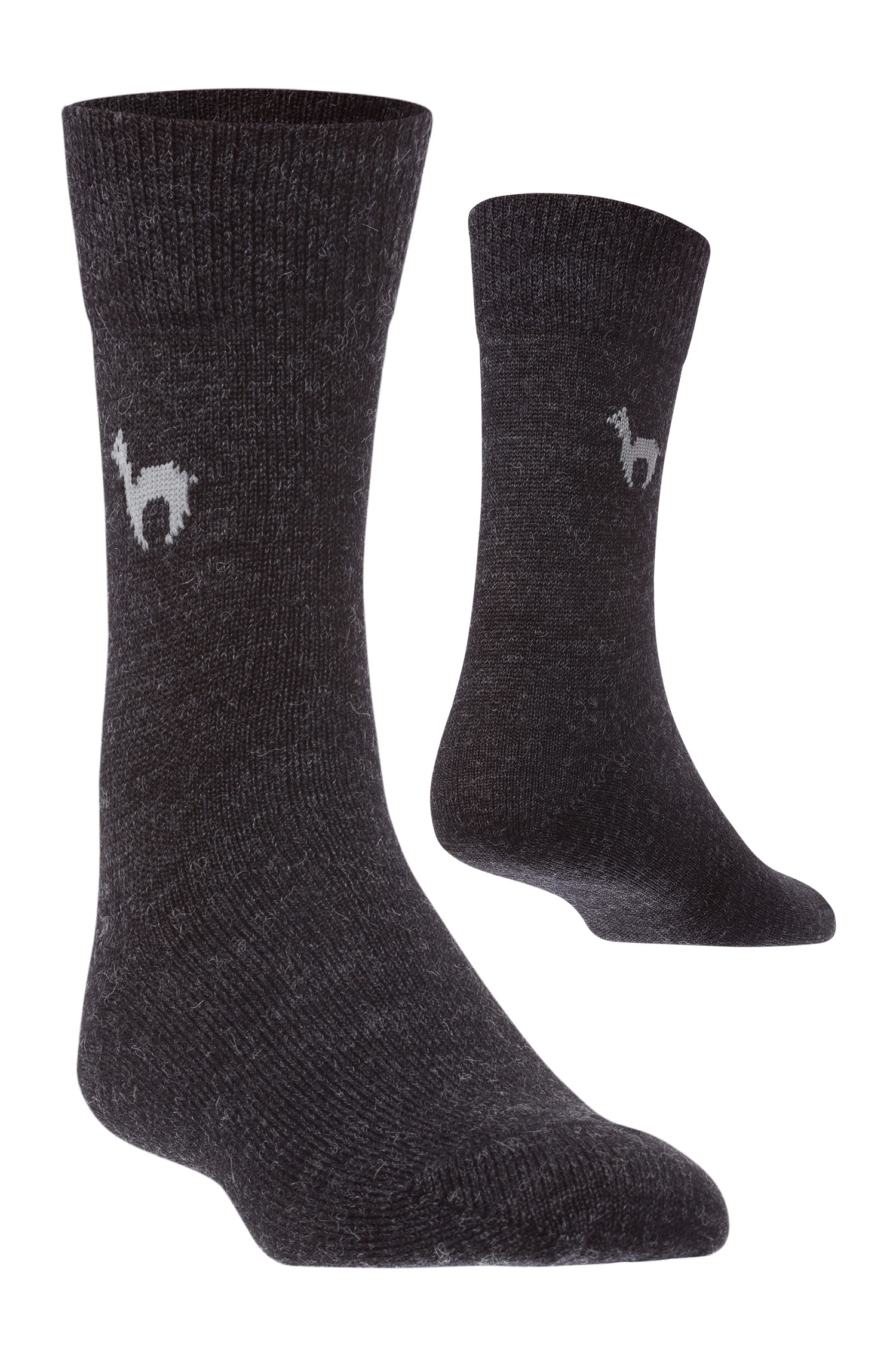 Alpaka Business Socken in dunkelgrauer Farbe