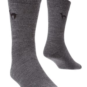 Alpaka Business Socken in grauer Farbe