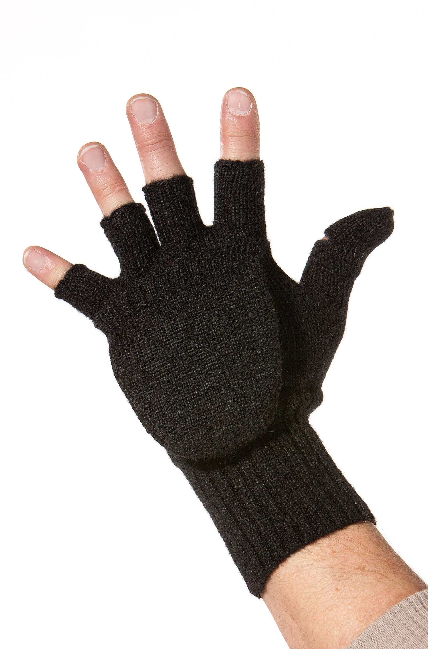Handschuh KÄNGURU in schwarzer Farbe
