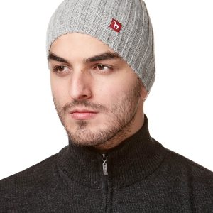 Herren Mütze Skycap in grauer Farbe