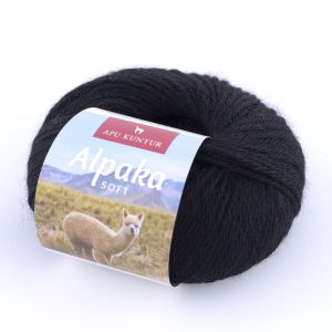 Alpakawolle SOFT in der Farbe schwarz